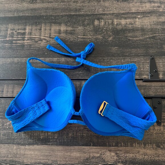 Victoria's Secret Blue Bikini Top - Picture 3 of 4